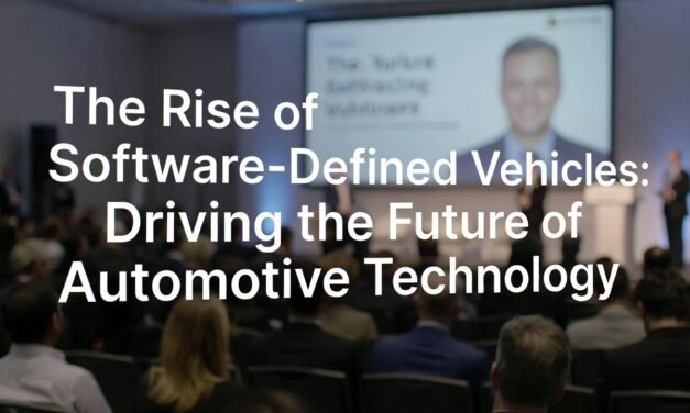 The Rise of Software-Defined Vehicles: Driving the Future of Automotive Technology