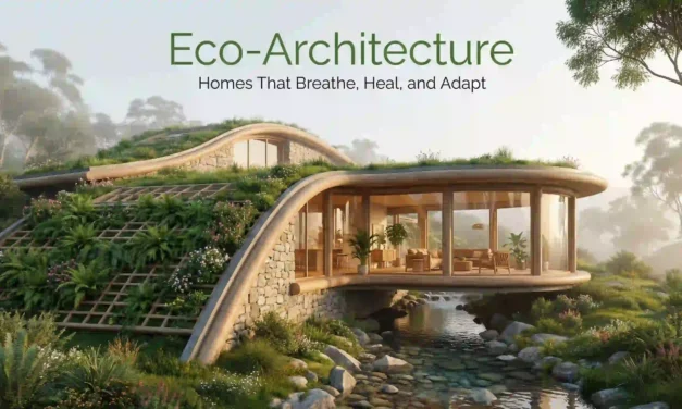 Eco-Architecture: Homes That Breathe, Heal, and Adapt
