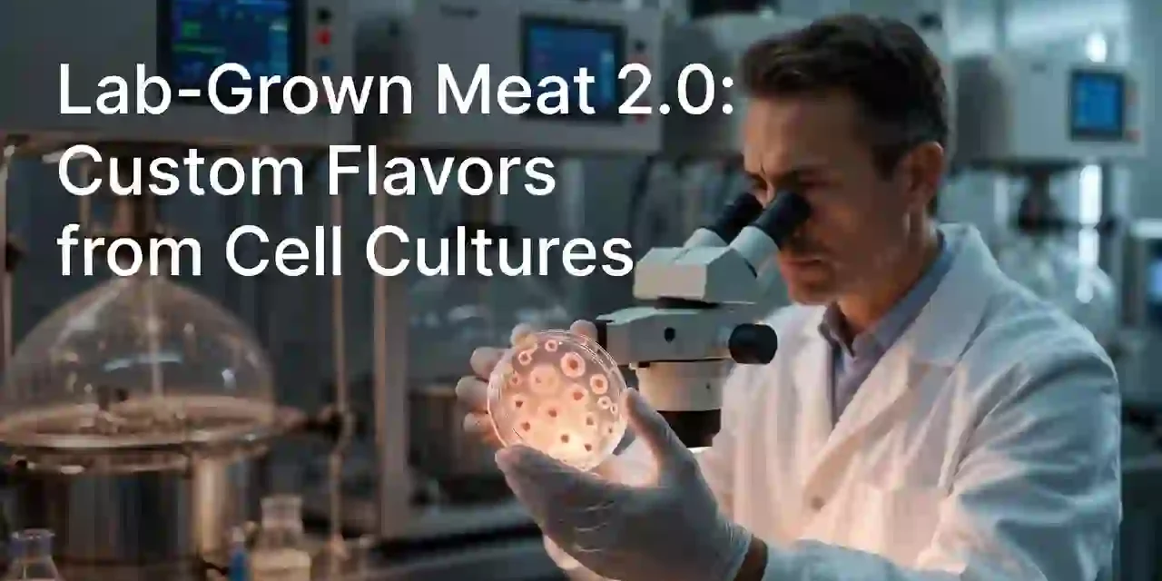 Lab-Grown Meat 2.0: Custom Flavors from Cell Cultures